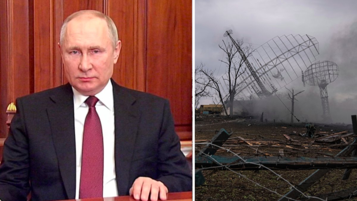 Uttalande från Vladimir Putin: "Ryssland hade inget val"